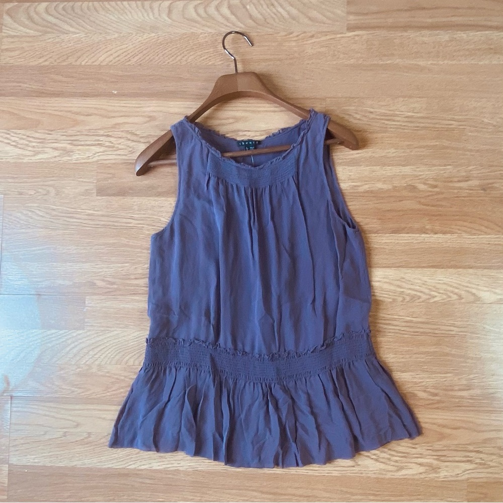 Theory Purple Blouse | Size: Large